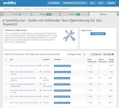 keyword analyse seo