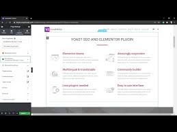 elementor yoast seo