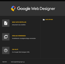 google webdesigner