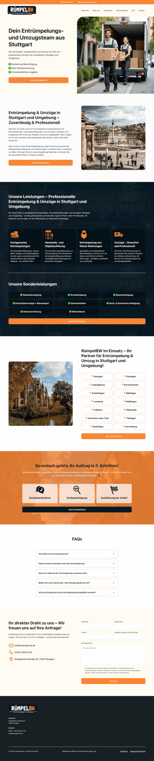 handwerker website erstellen lassen